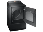 7.4 cu. ft. Smart High-Efficiency Vented Electric Dryer with Steam Sanitize+ in Brushed Black