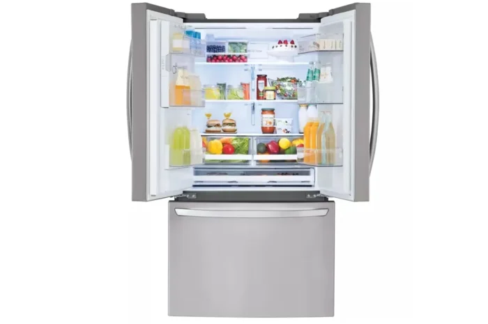 28 cu. ft. 3 Door French Door Refrigerator with Ice and Water Dispenser and Craft Ice in PrintProof Stainless Steel