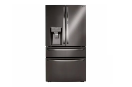 30 cu. ft. 4-Door French Door Refrigerator, Door-In-Door, Full-Convert Drawer, Craft Ice in PrintProof Black Stainless