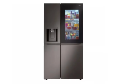 27 cu. ft. Side by Side Smart Refrigerator with Insta View, Craft Ice in PrintProof Black Stainless Steel