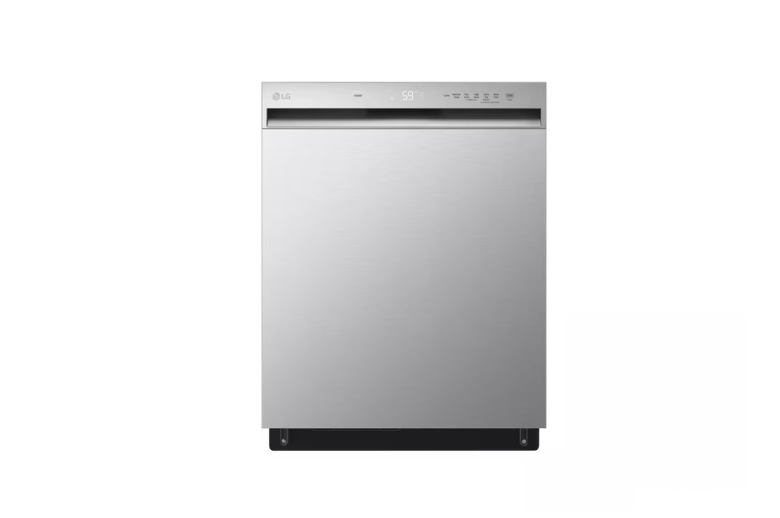 24 in. in Stainless Steel Front Control Dishwasher