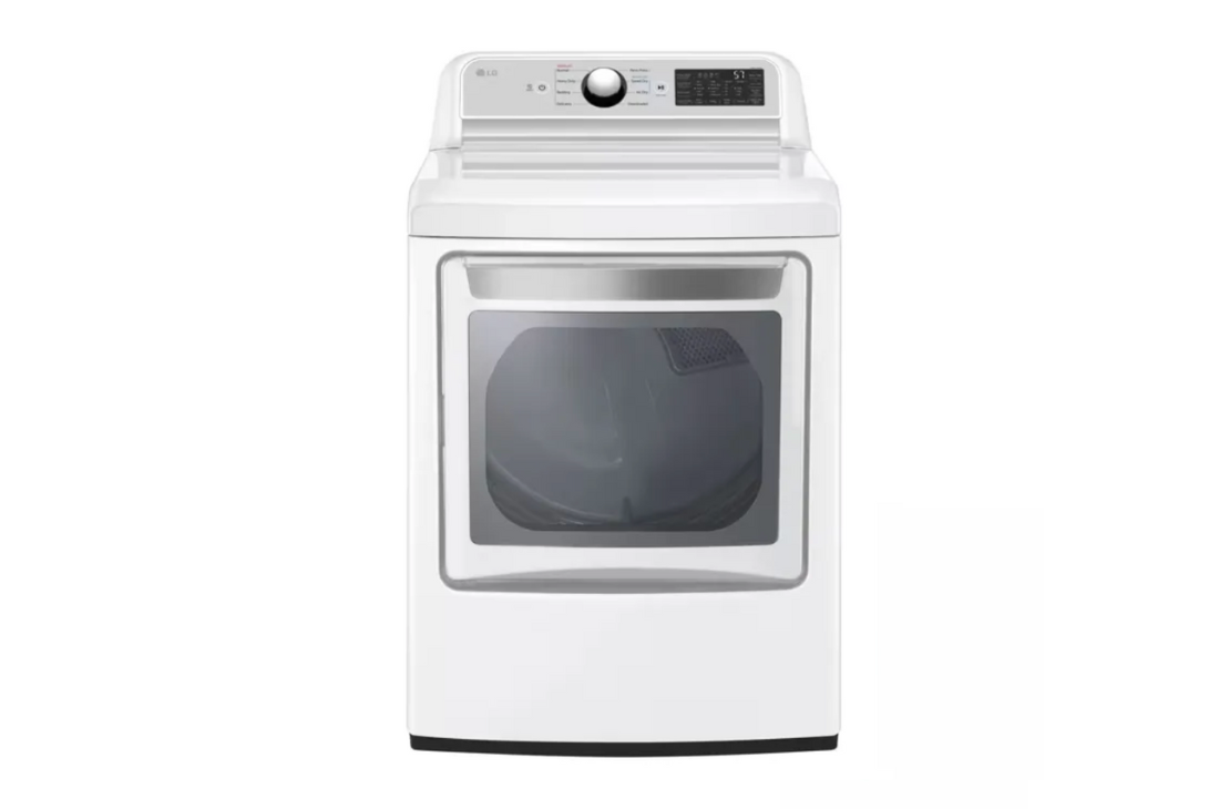 7.3 cu. ft. Vented SMART Electric Dryer in White with EasyLoad Door and Sensor Dry Technology