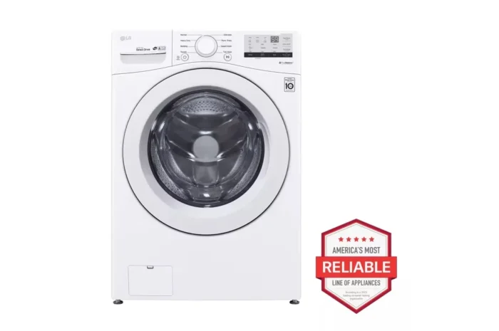 4.5 Cu. Ft. Stackable Front Load Washer in White with Coldwash Technology