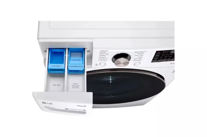 4.5 Cu. Ft. Stackable SMART Front Load Washer in White with Steam and TurboWash360 Technology