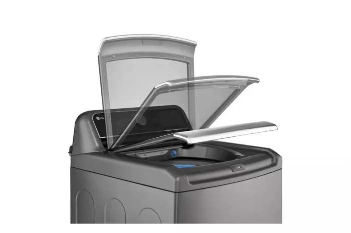5.5 Cu. Ft. SMART Top Load Washer in Graphite Steel with Impeller, NeveRust Drum and TurboWash3D Technology