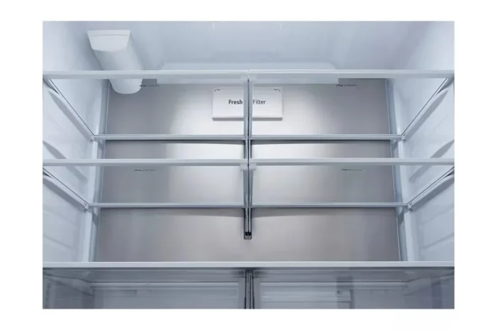 27 cu. ft. Smart Counter-Depth MAX French Door Refrigerator with Internal Water Dispenser in PrintProof Stainless Steel